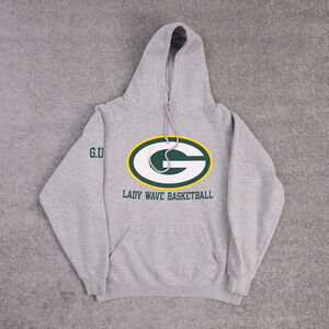 Women's Green Bay Packers Football Medium Gray Long Sleeve Hoodie
